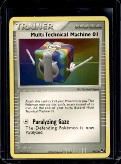 2005 Pokemon POP Series 2 Multi Technical Machine 01 #9/17 - Image 1