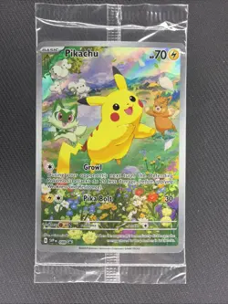 Pokemon TCG Pikachu #088 SVP Black Star Promo Holo Full Art NM/M Sealed - Image 1