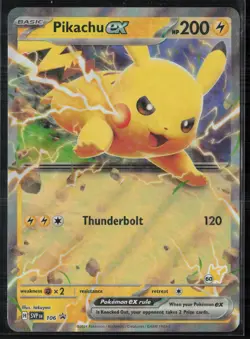 Pikachu ex SVP 106 Pokemon Battle Academy Black Star Promo - Image 1