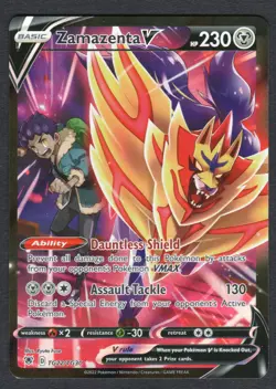 Pokemon Zamazenta V SWSH10: Astral Radiance Trainer Gallery #TG22/TG30 NM - Image 1