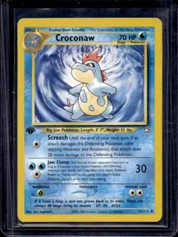 2000 Pokemon Neo Genesis 1st Edition Croconaw #31/111 - Image 1