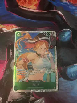 One Piece Nami OP14-031 Alt Art SR The Azure Sea’s Seven English - Image 3