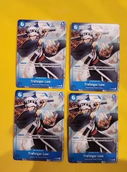 Trafalgar Law Tournament Pack Vol. 1 P-009 One Piece Promotion Cards Regular x 4 - Image 1