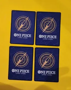Trafalgar Law Tournament Pack Vol. 1 P-009 One Piece Promotion Cards Regular x 4 - Image 2