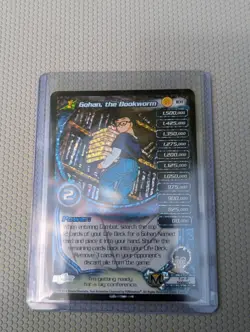 Gohan, the Bookworm Holo Foil Rare Score DBZ CCG Unlimited Card 101 - Image 1