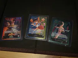 One Piece Starter Deck Leaders Lot (3 Cards) Nami Zoro Shanks - Image 2