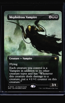 2023 MTG Magic The Gathering SPG Special Guests Borderless #4 Mephidross Vampire - Image 1