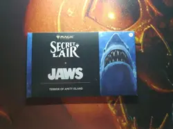 MTG Secret Lair Jaws Terror of Amity Island Non Foil​ NEW SEALED - Image 1