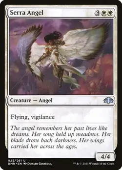 Serra Angel - Foil Dominaria Remastered NM MTG - Image 1