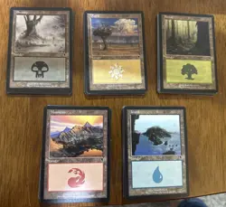 MTG Magic the Gathering Basic Land Lot Odyssey, 118 total lands! - Image 1
