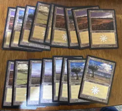 MTG Magic the Gathering Basic Land Lot Odyssey, 118 total lands! - Image 3