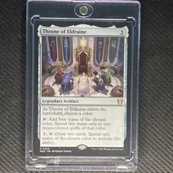 Throne Of Eldraine (Rare Artifact) - Non Foil - Near Mint w/Magnetic Hard Case ! - Image 1