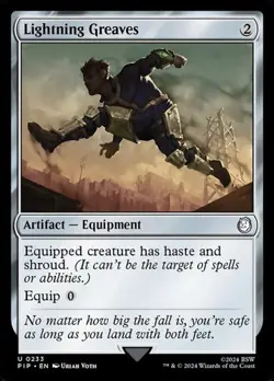 Lightning Greaves - Foil PIP NM MTG - Image 1
