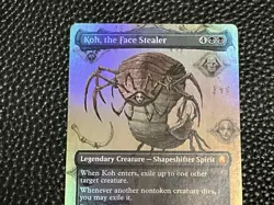 Magic The Gathering Koh, The Face Stealer (Borderless FOIL) | Avatar Airbender - Image 2