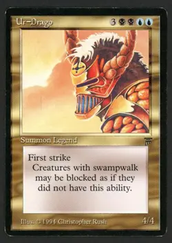 ***English Ur-Drago*** MTG Legends Magic Kid Icarus - Image 1