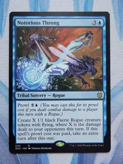 MTG Notorious Throng **NM** Commander: Zendikar Rising (ZNC) - Image 1
