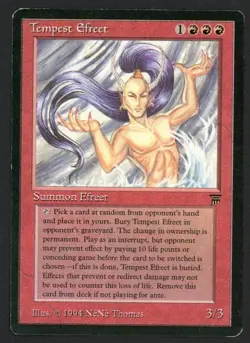 ***English Tempest Efreet (Indents)*** MTG Legends Magic Kid Icarus - Image 1