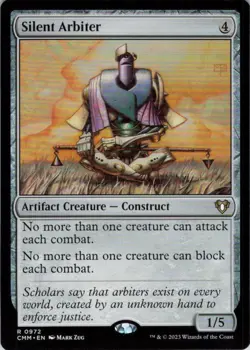 MTG Silent Arbiter (972) | NM | Commander Masters {CMM} - Image 1