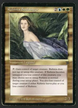 ***English Rubinia Soulsinger*** MTG Legends Magic Kid Icarus - Image 1