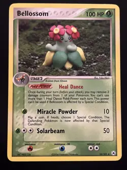Bellossom 16/101 • Hidden Legends • Non Holo Pokemon • NM • Yuka Morii - Image 1