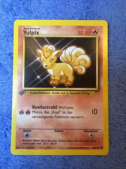 Pokemon 1st Edition German Base Set Vulpix - Image 1
