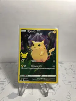 Pikachu 5/25 Pokemon Celebrations 25th Anniversary Set Full Art Card - Image 2