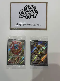 Alakazam 009 & Riolu 010 Sealed Black Star Promo Set Pokemon TCG Mega Evolution - Image 1
