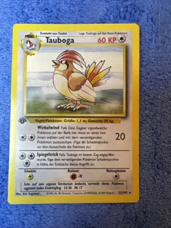 Pokemon 1st Edition German Base Set Pidgeotto (Tauboga) - Image 1