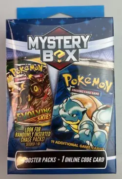 2024 MJ Holdings POKEMON MYSTERY Sealed HANGER Box-3 Booster Packs +Online Code' - Image 2