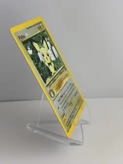 2001 Black Star Promo #35 Pichu reverse foil holo Pokemon league MP - Image 4