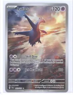 2024 Pokemon S&V Surging Sparks Latios Secret Rare #203/191 - Image 1