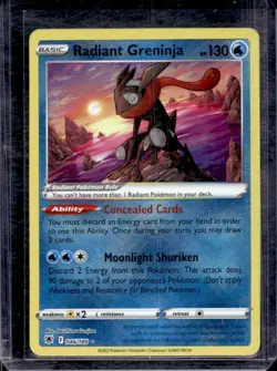 2022 Pokemon SWSH Astral Radiance Radiant Greninja #046/189 - Image 1