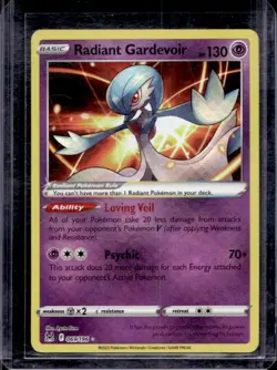 2022 Pokemon SWSH Lost Origin Radiant Gardevoir #069/196 - Image 1