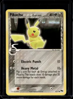 2007 Pokemon POP Series 5 Pikachu #13/17 - Image 1