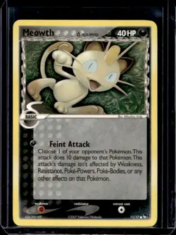 2007 Pokemon POP Series 5 Meowth #11/17 - Image 1