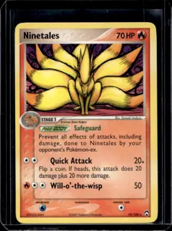 2007 Pokemon EX Power Keepers Ninetales #19/108 - Image 1