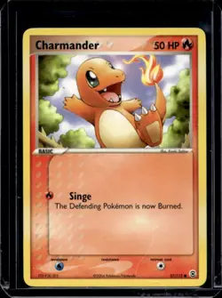 2004 Pokemon EX FireRed & LeafGreen Charmander #57/112 - Image 1