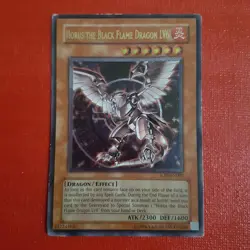 Yugioh Horus The Black Flame Dragon LV6 SOD-EN007 Ultimate Rare - Image 1