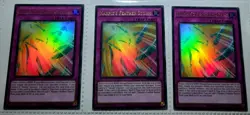 Yugioh! 3x Harpie's Feather Storm 1st Ed. RA01-EN073 Ultra Rare play set 25th - Image 1