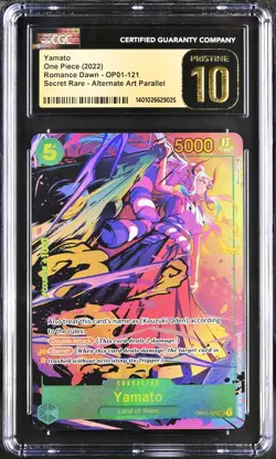 One Piece Romance Dawn CGC 10 Yamato OP01-121 Secret Rare Alt Art English - Image 1