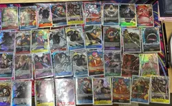 One Piece English Card Lot SR NM 36 Cards Lot Boa Hancock, Shanks, Bonney ETC. - Image 1