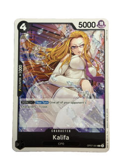 New: One Piece CCG Kalifa OP07-081 500 Years in the Future Regular Common - Image 1