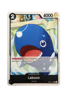New: One Piece CCG Laboon (047) EB01-047 Extra Booster: Memorial Collection - Image 1