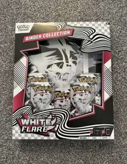 Pokemon TCG - White Flare Binder Collection - Brand New & Sealed Card Game - Image 1