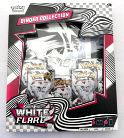 Pokemon White Flare Binder Collection Box Scarlet & Violet TCG New Sealed - Image 1