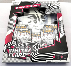 Pokemon White Flare Binder Collection Box Scarlet & Violet TCG New Sealed - Image 2