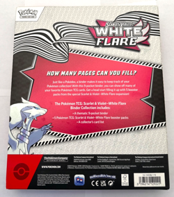 Pokemon White Flare Binder Collection Box Scarlet & Violet TCG New Sealed - Image 5