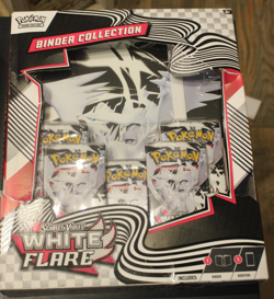 Pokemon TCG Scarlet & Violet White Flare Binder Collection BRAND NEW SEALED - Image 1