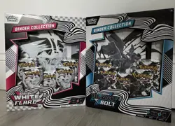 Pokemon TCG Binder Collection Black Bolt and White Flare 2-Pack, New and Sealed - Image 1