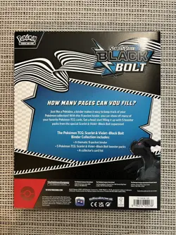 Pokemon TCG Black Bolt & White Flare Binder Collection Sealed Pair Set New - Image 3